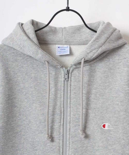 Champion グレー パーカー X-LARGE Champion（チャンピオン） ジップアップパーカー X-LARGE グレー