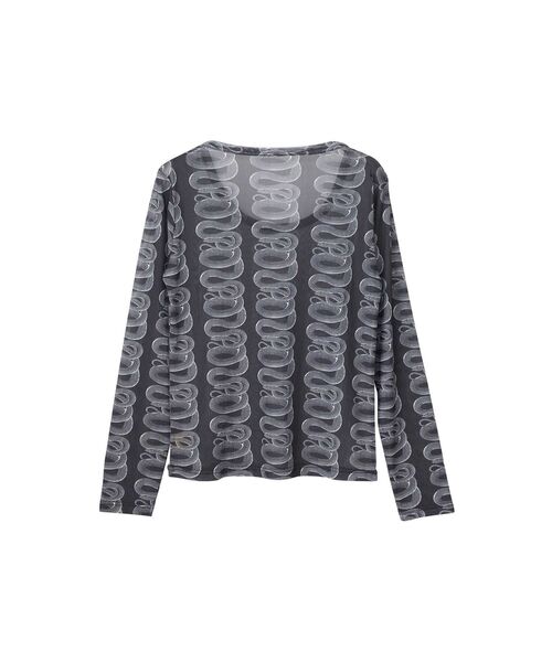 HYSTERIC GLAMOUR（ヒステリックグラマー） tシャツ SNAKE LOOP柄 T