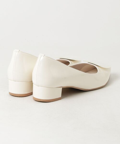 「Launa lea」 フラットパンプス 23.5cm ホワイト レディース_画像2