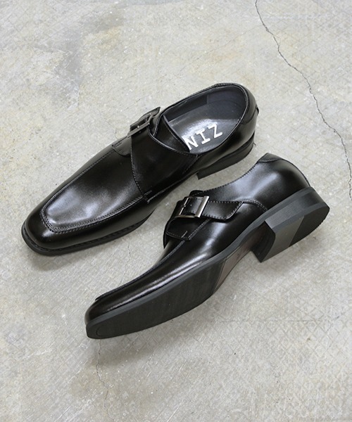 【新品未使用】JUNMEN モンクストラップ ビジネスシューズ ZINC ビジネスシューズ / モンクストラップシューズ（5874
