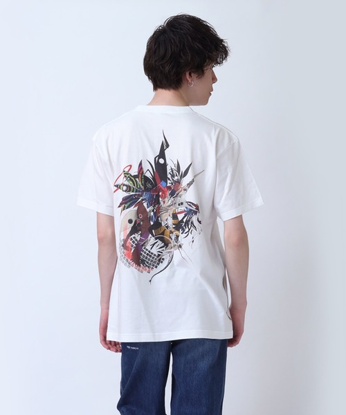 tシャツ Tシャツ メンズ RADIO EVA 703 Abstract EVANGELION T-Shirt β（KENTA KAKIKAWA）｜zozo｜32