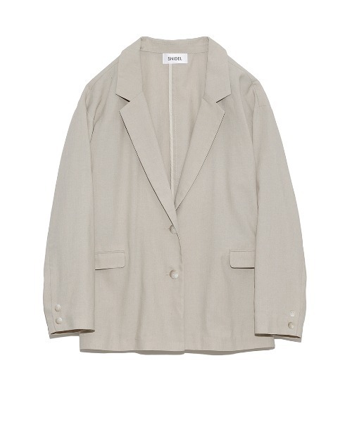 早割クーポン ジャケット テーラードジャケット ウォッシャブルリネンジャケット 保障できる Zoetalentsolutions Com