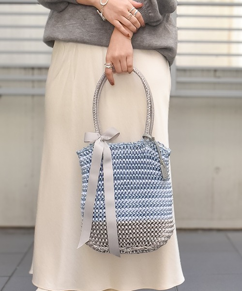 スカート ハンドメイド ロング フレアー 機械編み フレアマキシ