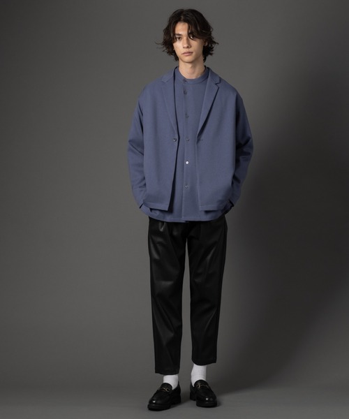 メンズ ジャケット テーラードジャケット 「MYSELF ABAHOUSE」セットアップ対応 POLY WOOLLY TWILL ポリウーリーツイル｜zozo｜21