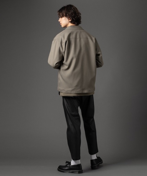 メンズ ジャケット テーラードジャケット 「MYSELF ABAHOUSE」セットアップ対応 POLY WOOLLY TWILL ポリウーリーツイル｜zozo｜04