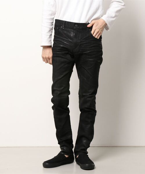 41 割引m メンズ Mサイズ相当 L メンズ Lサイズ相当 Xl メンズ Xlサイズ相当 S メンズ Sサイズ相当 ブラック本物の パンツ デニム ジーンズ セマンティックデザイン Semantic Design Made In Japan クリアブラックコーティング スキニーデニ ボトムス