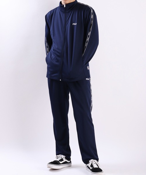 FILA（フィラ） ジャージ スムースジャージ テープ付きジャージ