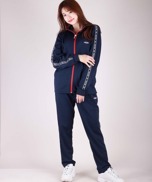 FILA（フィラ） ジャージ スムースジャージ テープ付きジャージ