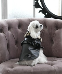 ANNA SUI（アナスイ） 犬 服 ANNA SUI/フェイクレザーポンチョ
