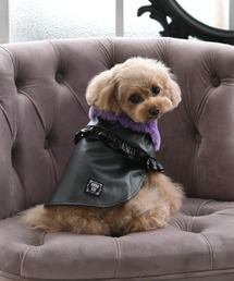 ANNA SUI（アナスイ） 犬 服 ANNA SUI/フェイクレザーポンチョ