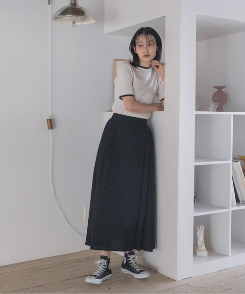 ERISABETTA FRANCHI チューブドレス 半袖 ニット バイカラー XSサイズあり【ANDY/アンディ】バイカラー/ フロントジップ