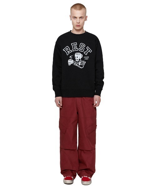 vivastudio スウェット　トレーナー VIVASTUDIO] 22AW 新商品 DEPP CREWNECK☆韓国の人気 (vivastudio