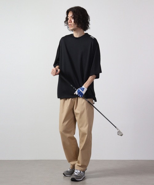 FUNALIVE tシャツ 吸汗速乾ゴルフウェア ハイネックビッグT
