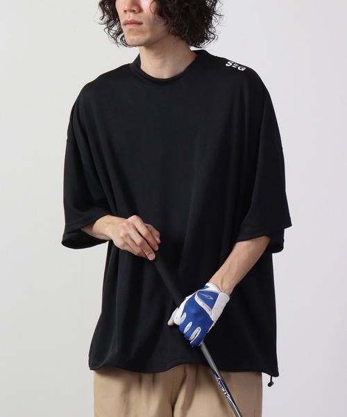 FUNALIVE tシャツ 吸汗速乾ゴルフウェア ハイネックビッグT