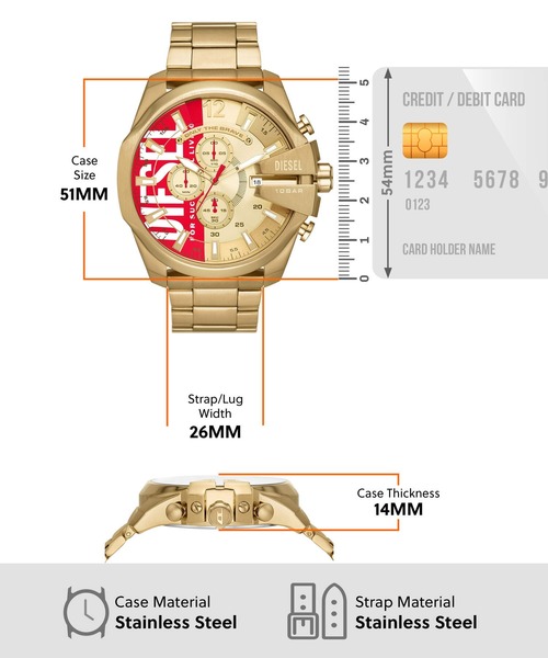 DIESEL（ディーゼル） 腕時計 腕時計 メンズ アナログ ステンレス