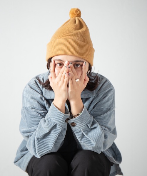 RACAL（ラカル） ニット帽 ニットキャップ Pon-Pon Knit Watch