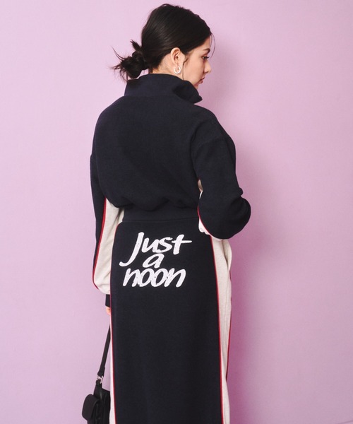 JUST A NOON セットアップ ラインスウェットセットアップ レディース 