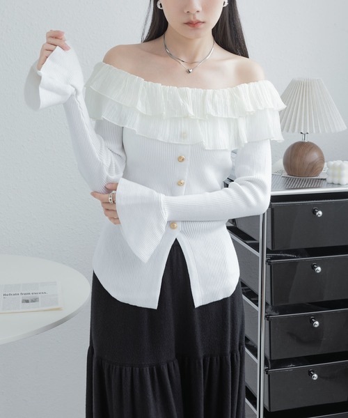 MAISON DE THERESE（メゾン ド テレーズ） ニット セーター オフ