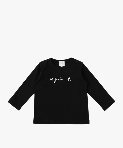 アニエスベー ロンT キッズ　120 agnes b.（アニエスベー） tシャツ ベビー ロゴ コットン 長袖 Tシャツ