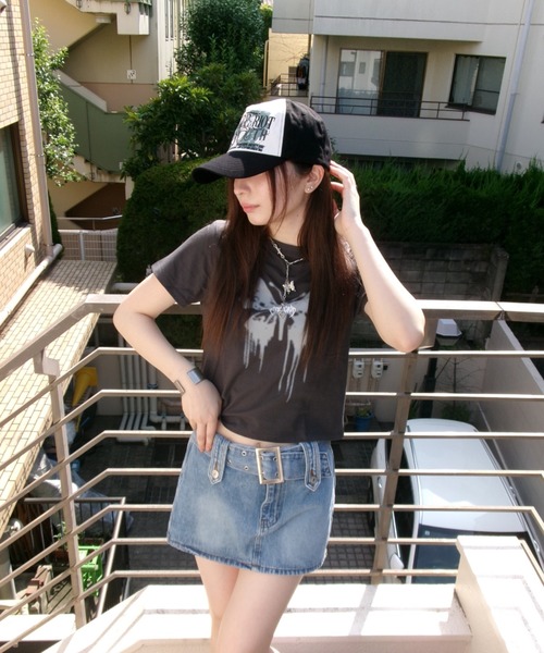 MAHAGRID tシャツ 「mahagrid/マハグリッド」 BUTTERFLY GOTH