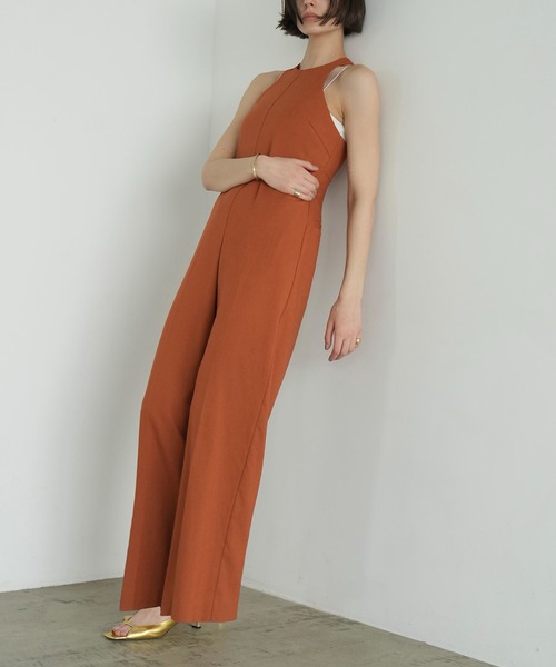 パンツ CLANE SCOOP LINE ALL IN ONE CLANE（クラネ） オールインワン SCOOP LINE ALL IN ONE レディース