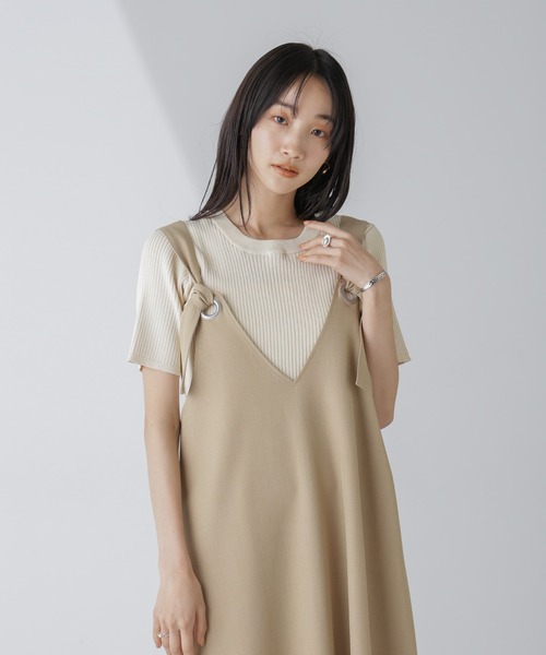 ニット セーター 前後2way変形リブニット レディース ジルバイジルスチュアート JILL by JILLSTUART 前後2WAY変形