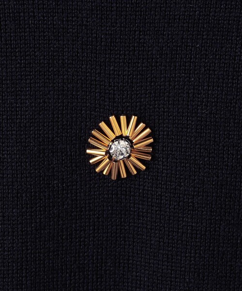 MACPHEE（マカフィー） ニット セーター ウールビジュー ハーフ