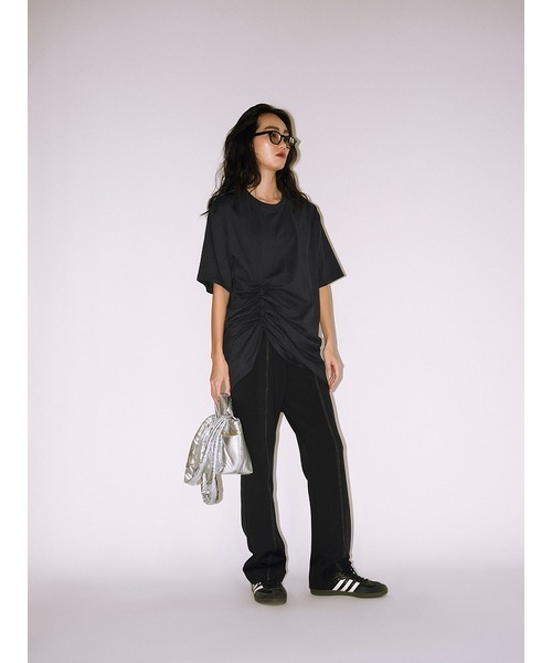 tシャツ アシンメトリーギャザートップス レディース null. tシャツ アシンメトリーギャザートップス レディース
