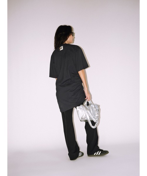 null. tシャツ アシンメトリーギャザートップス レディース