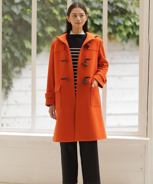 ニット セーター 「洗える」SOFT TOUCH WOOL 立ち襟 ボーダー