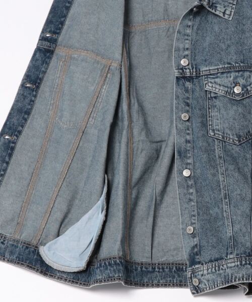 デニムジャケット gジャン 「オーバーサイズ×ドロップショルダー