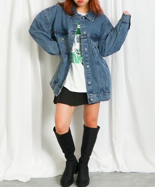 N.HOOLYWOODビッグシルエットデニムジャケットドロップショルダーGジャン N.HOOLYWOODビッグシルエットデニムジャケットドロップショルダーGジャン