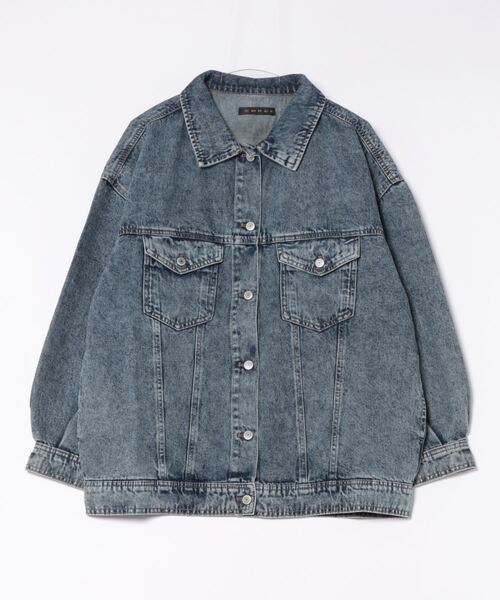 デニムジャケット gジャン 「オーバーサイズ×ドロップショルダー