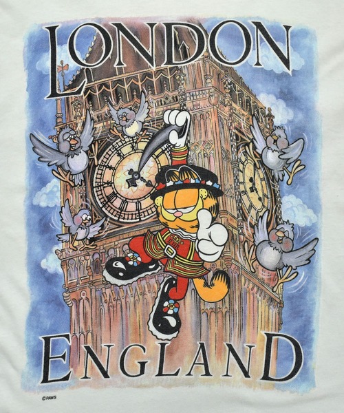 VINTAGE tシャツ 「ヴィンテージ古着」90's Garfield “LONDON