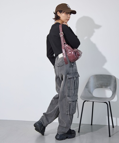 PAGEBOY（ページボーイ） ニット セーター エリツキホックリブTOPS
