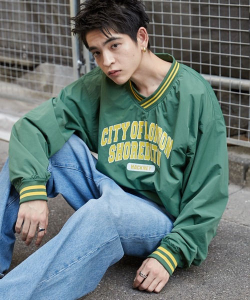 WEGO トレーナー スウェット WEGO/ナイロンカレッジプルオーバー