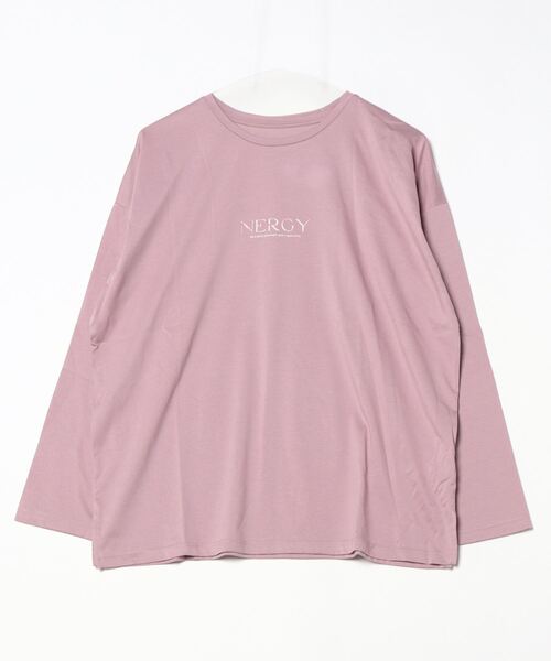 tシャツ ナージージャパン NERGY ルーズシルエットロングTシャツ_ レディース