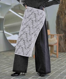 HARE ジーンズ デニム デニムパンツ 2Pレースデニムワイドパンツ