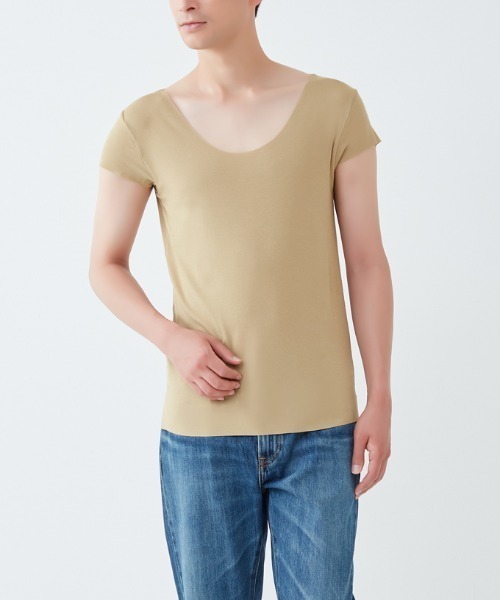 [EMPORIO ARMANI UW] ミニイーグルパッチクルーネックTシャツ EMPORIO ARMANI UW] ミニイーグルパッチクルーネックTシャツ