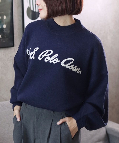 U.S. POLO ASSN.（ユーエスポロアッスン） ニット セーター チェーン