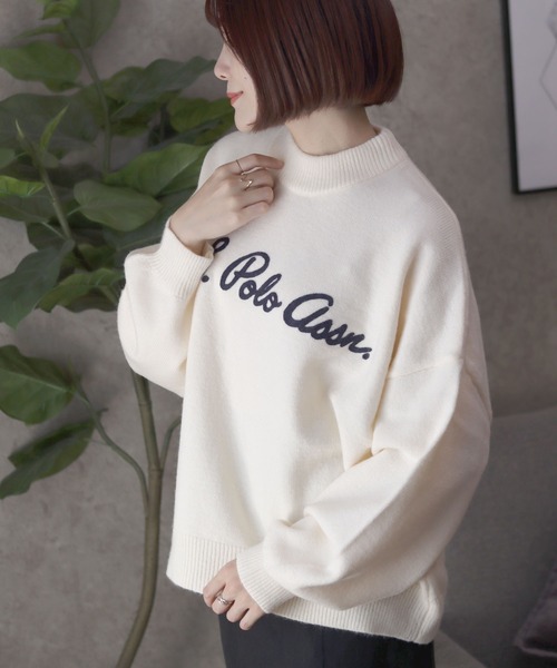 U.S. POLO ASSN.（ユーエスポロアッスン） ニット セーター チェーン