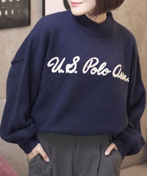U.S. POLO ASSN.（ユーエスポロアッスン） ニット セーター チェーン