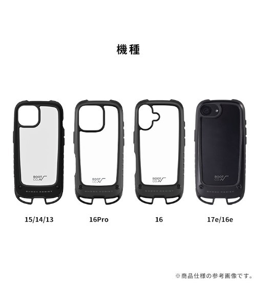 ROOT CO. スマホケース iPhone 16/16 Pro/16e/17e/15/14/13 専用 ROOT