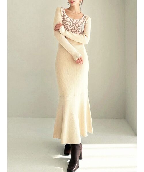 RESEXXY（リゼクシー） ワンピース ロゴジャカードマーメイド