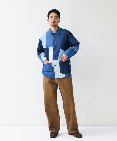 Johnbull（ジョンブル） カバーオール 「rebear by Johnbull」パッチ