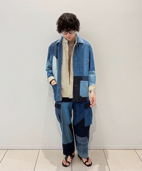 Johnbull（ジョンブル） カバーオール 「rebear by Johnbull」パッチ