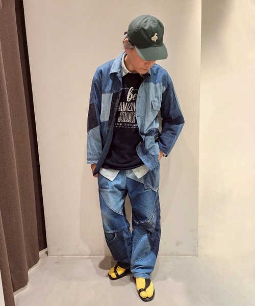 Johnbull（ジョンブル） カバーオール 「rebear by Johnbull」パッチ