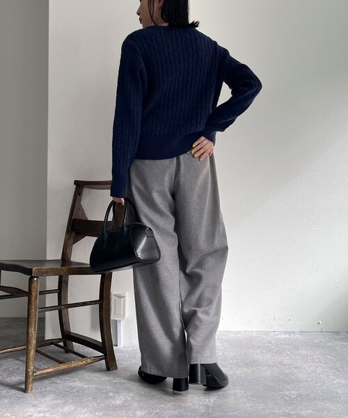 fredy emue（フレディエミュ） パンツ ウール混ウォッシャブルイージー