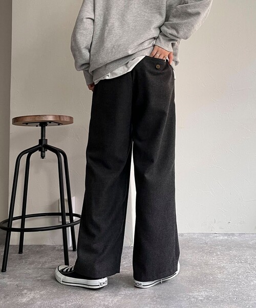 fredy emue（フレディエミュ） パンツ ウール混ウォッシャブルイージー
