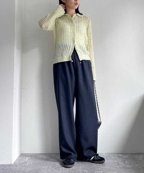 fredy emue（フレディエミュ） パンツ ウール混ウォッシャブルイージー